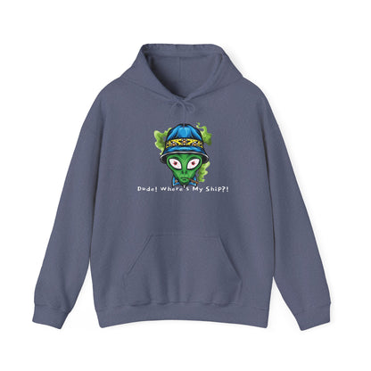 Smokin Alien - Amigo, ¿dónde está mi barco? - Sudadera con capucha unisex Heavy Blend™