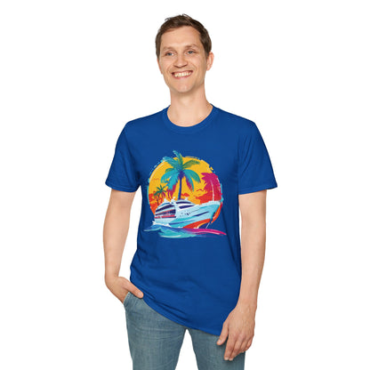 Nautical Sunset - Unisex Softstyle T-Shirt - OCDandApparel