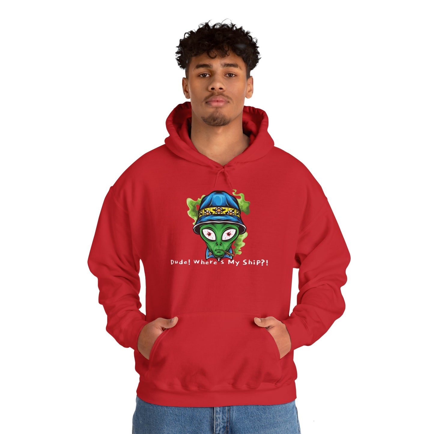 Smokin Alien - Amigo, ¿dónde está mi barco? - Sudadera con capucha unisex Heavy Blend™