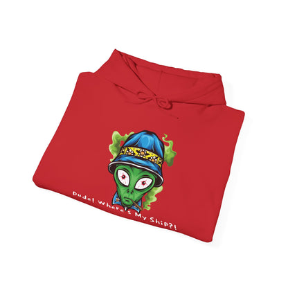 Smokin Alien - Amigo, ¿dónde está mi barco? - Sudadera con capucha unisex Heavy Blend™