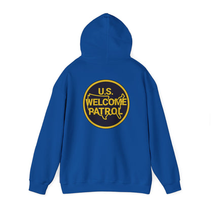 US Welcome Patrol Parody - Unisex Heavy Blend™ Hooded Sweatshirt