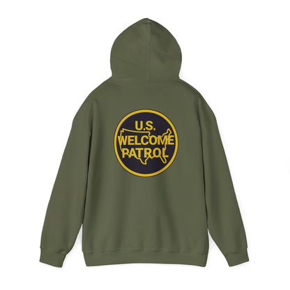 US Welcome Patrol Parody - Unisex Heavy Blend™ Hooded Sweatshirt