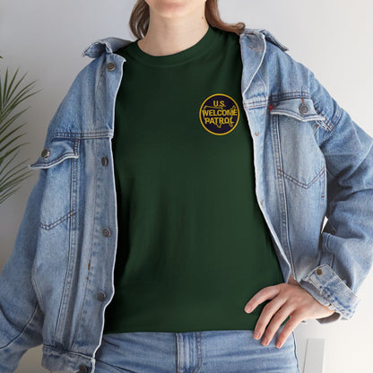 US Welcome Patrol Parody - Gildan Unisex Heavy Cotton Tee - OCDandApparel