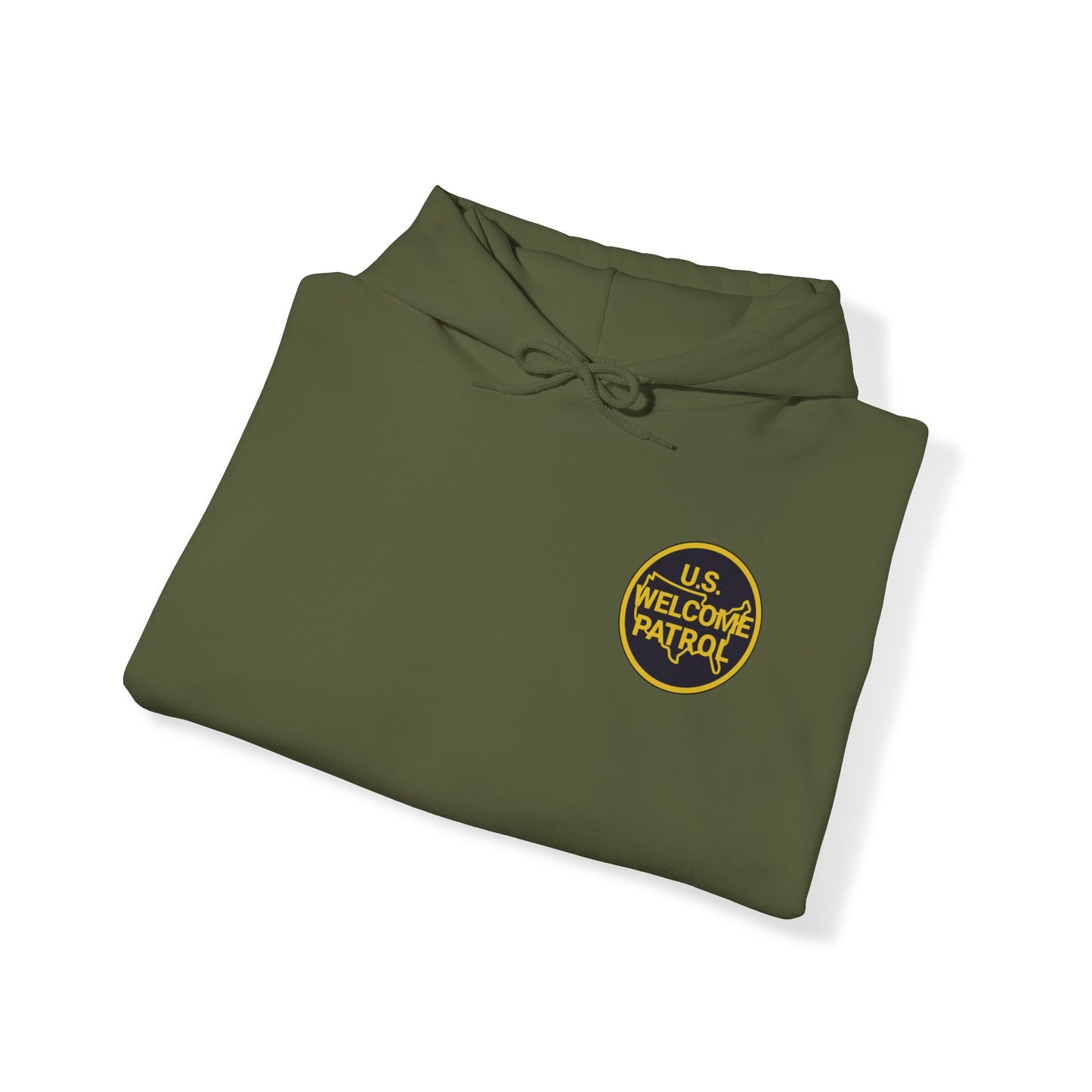 US Welcome Patrol Parody - Unisex Heavy Blend™ Hooded Sweatshirt - OCDandApparel