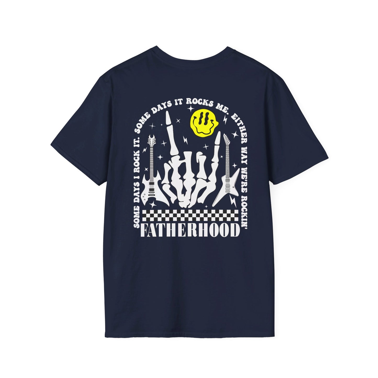 Rockin' Fatherhood - Unisex Softstyle T-Shirt