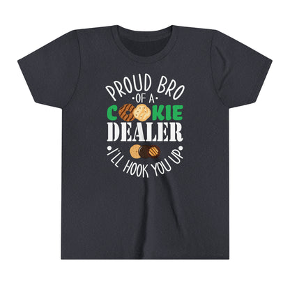 Proud Bro of a Cookie Dealer - Youth Short Sleeve Tee - OCDandApparel