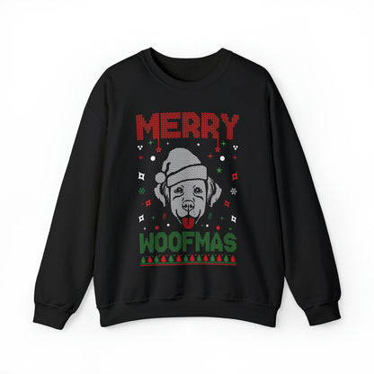 Merry WOOFMAS - Unisex Heavy Blend™ Crewneck Sweatshirt - OCDandApparel