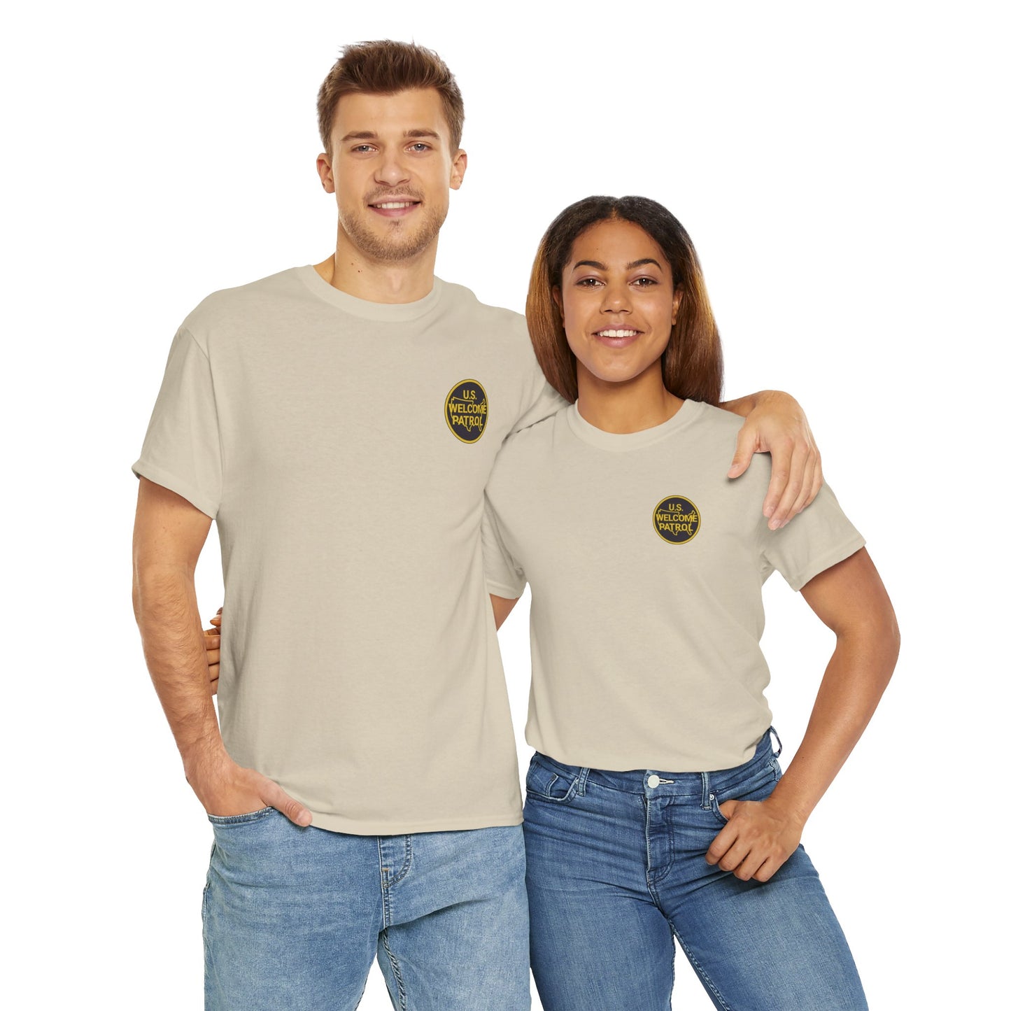 US Welcome Patrol Parody - Gildan Unisex Heavy Cotton Tee