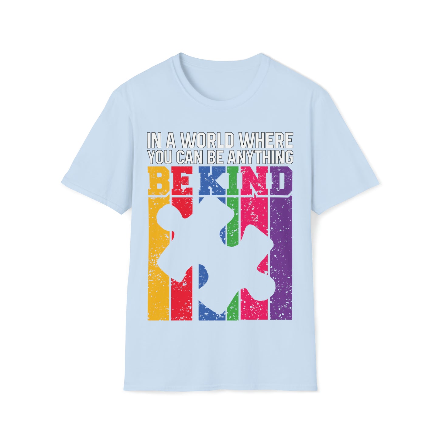 Autism - Be Kind - Unisex Softstyle T-Shirt - OCDandApparel