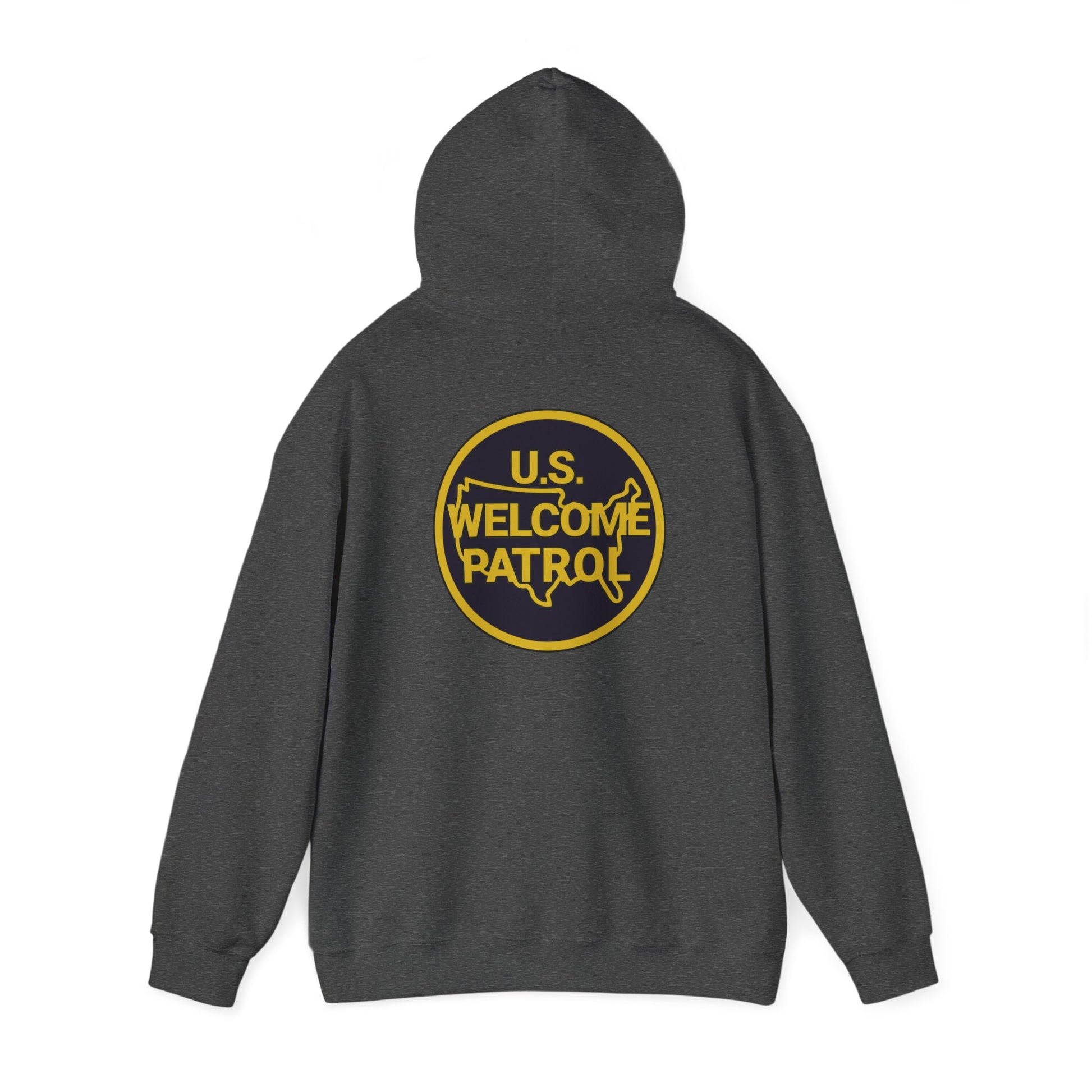 US Welcome Patrol Parody - Unisex Heavy Blend™ Hooded Sweatshirt - OCDandApparel