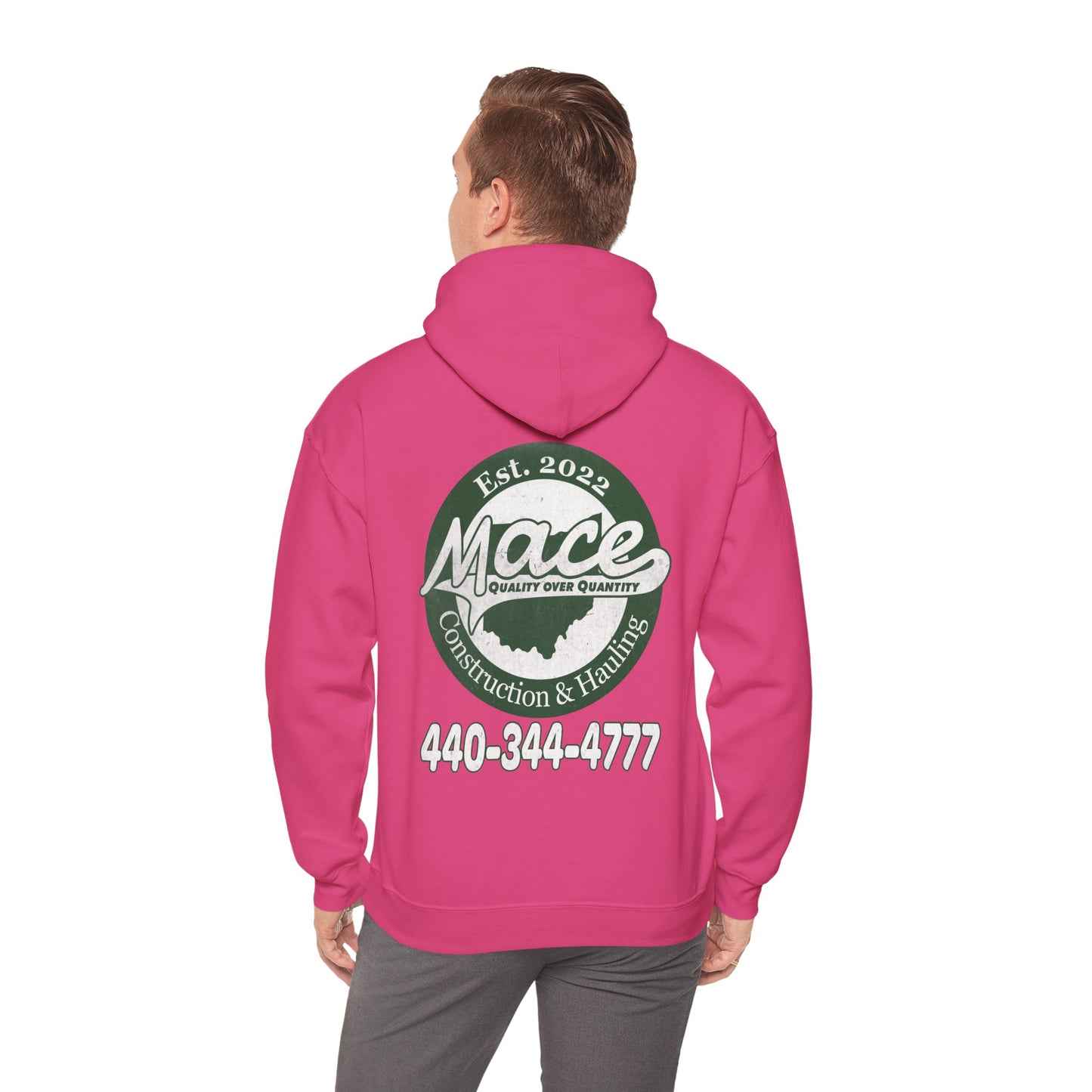 Mace Construction & Hauling - Unisex Heavy Blend™ Hooded Sweatshirt