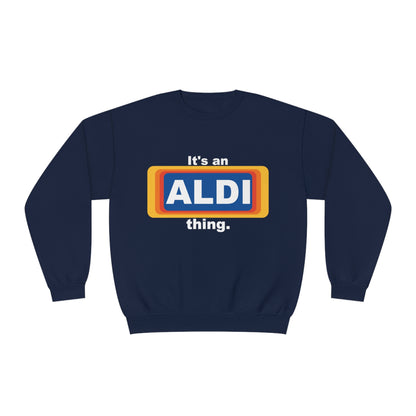 ALDI fan Parody - Unisex NuBlend® Crewneck Sweatshirt - OCDandApparel