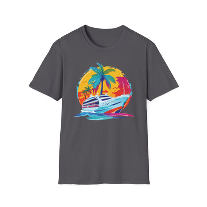 Nautical Sunset - Unisex Softstyle T-Shirt - OCDandApparel