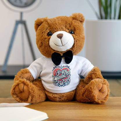 So You Wanna - Teddy Bear with T-Shirt - OCDandApparel