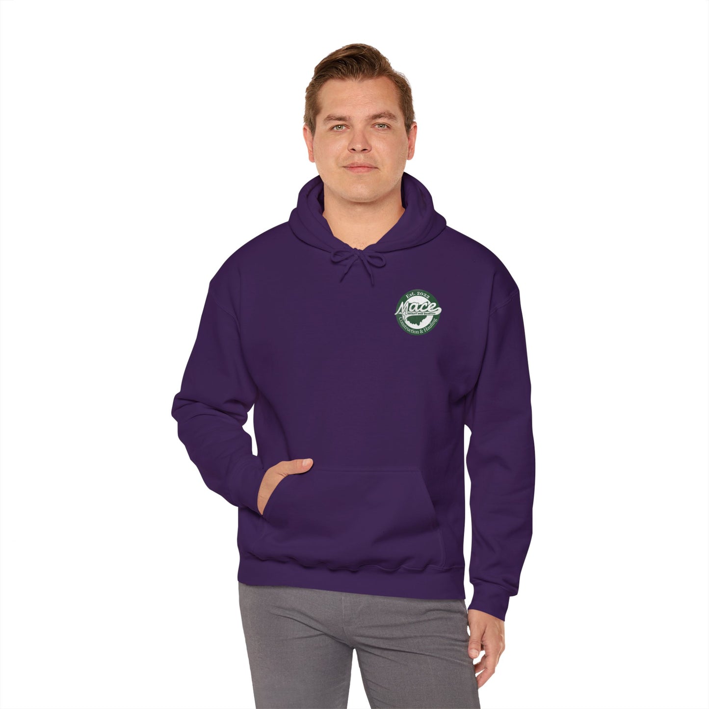 Mace Construction & Hauling - Unisex Heavy Blend™ Hooded Sweatshirt