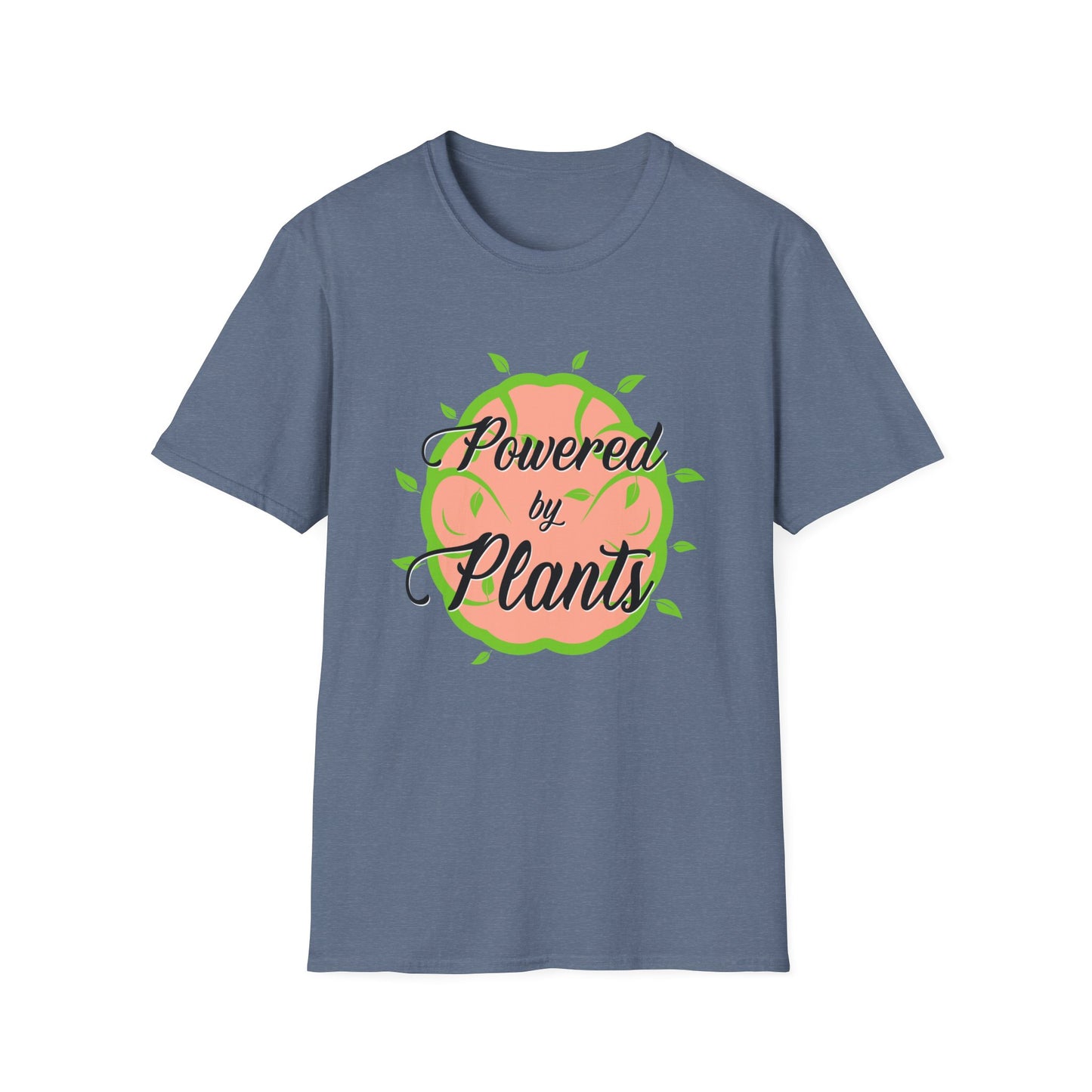 Powered by Plants - Unisex Softstyle T-Shirt - OCDandApparel