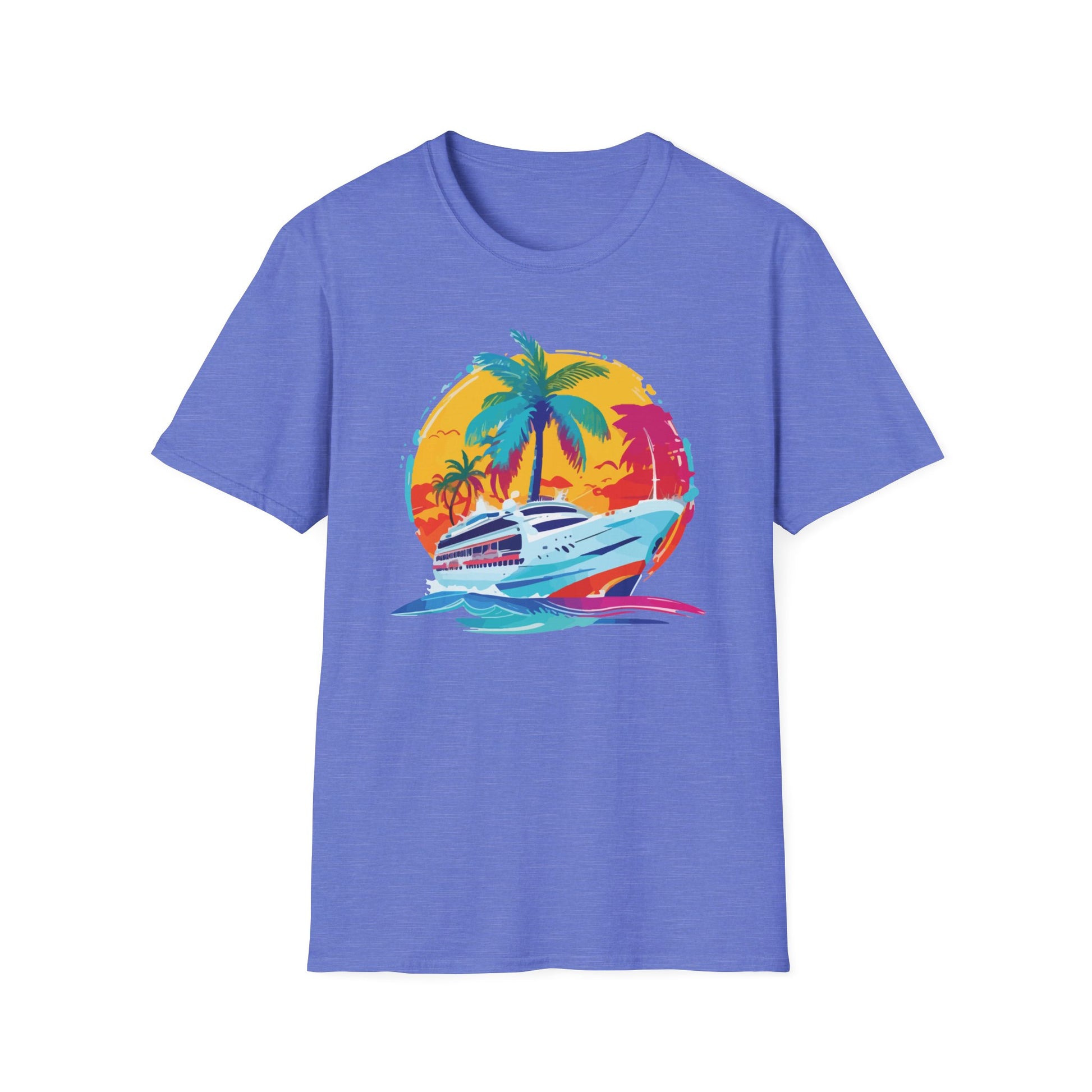 Nautical Sunset - Unisex Softstyle T-Shirt - OCDandApparel