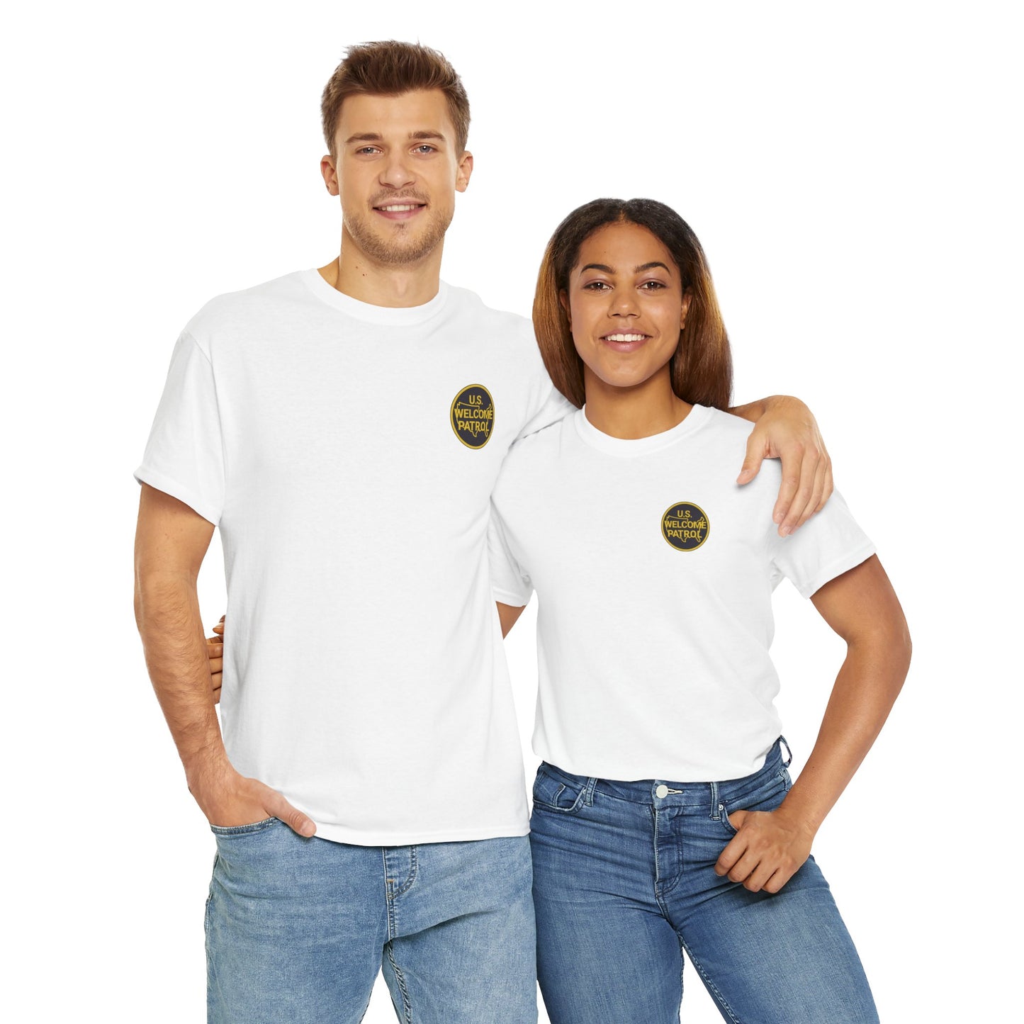 US Welcome Patrol Parody - Gildan Unisex Heavy Cotton Tee