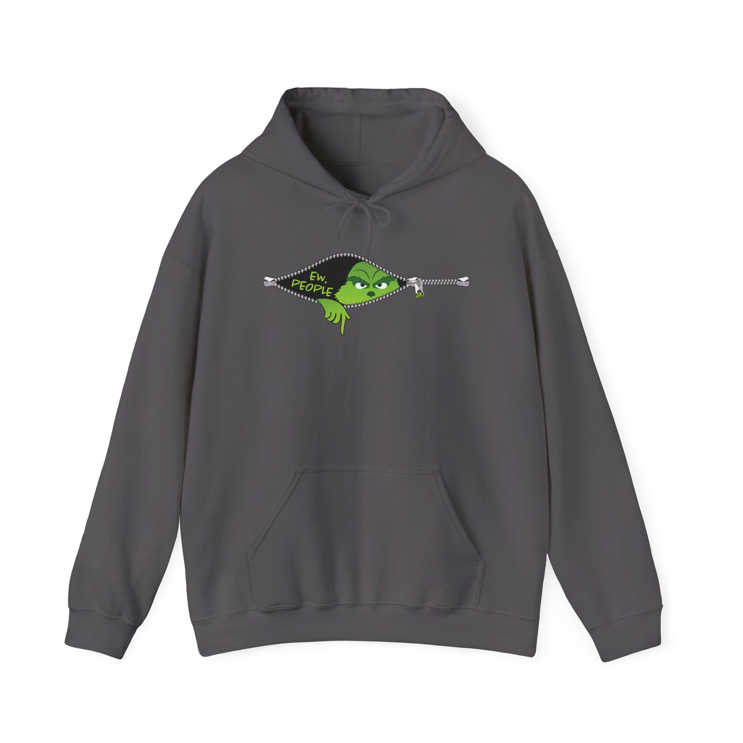 "Ew. People." Grinch Hoodie - Unisex Heavy Blend™ Hooded Sweatshirt