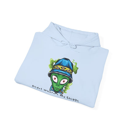 Smokin Alien - Amigo, ¿dónde está mi barco? - Sudadera con capucha unisex Heavy Blend™