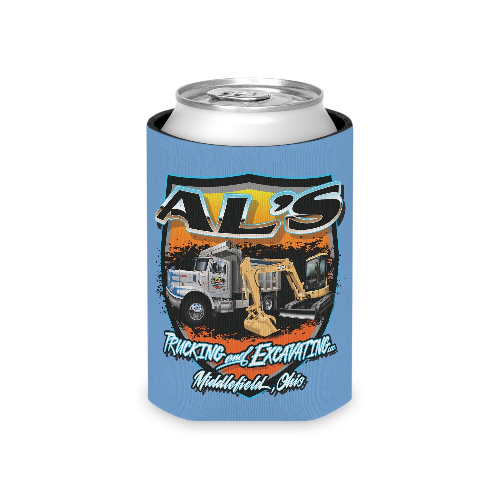 Al's Trucking and Excavating - Can Coolers - Regular / Slim - OCDandApparel