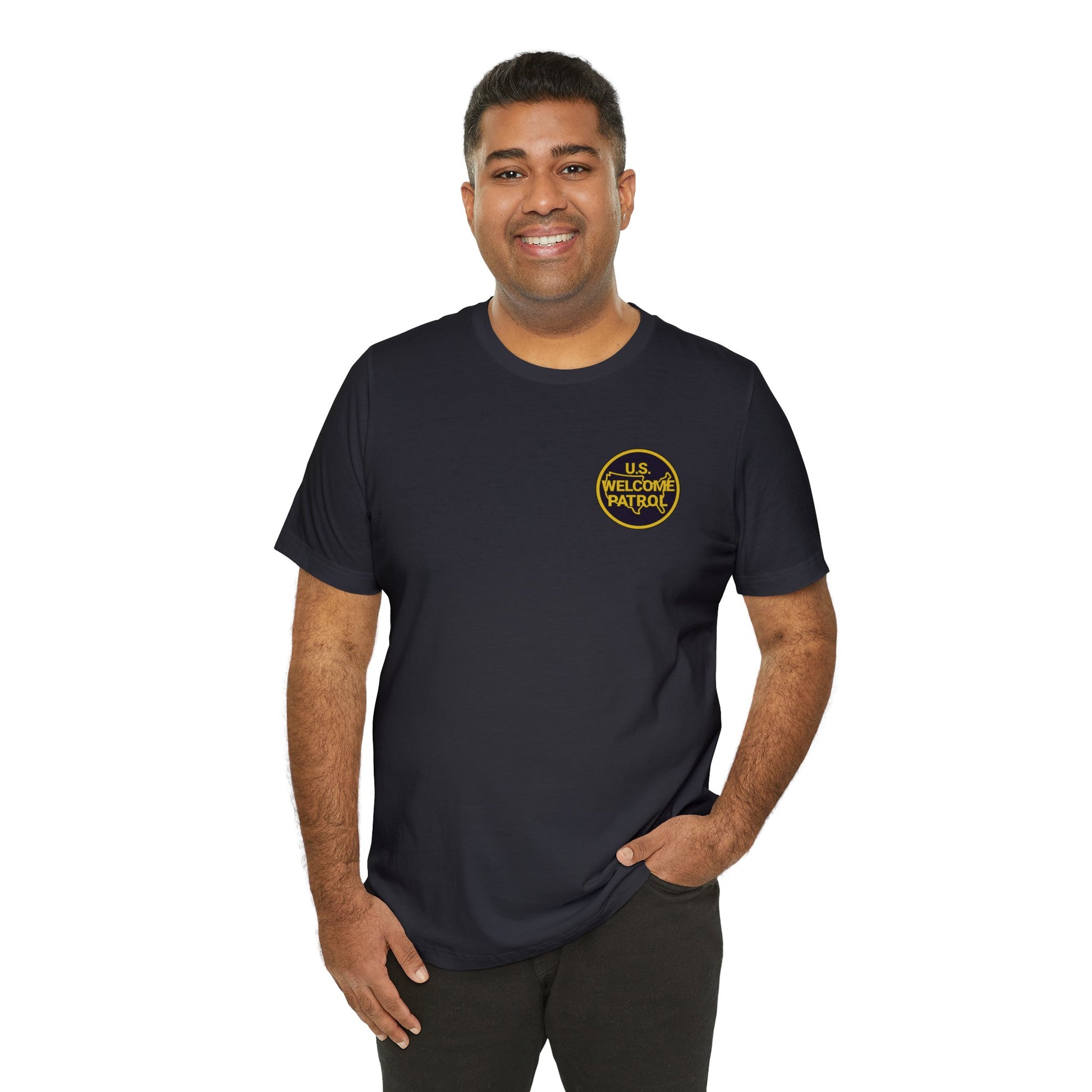 US Welcome Patrol Parody - Unisex Jersey Short Sleeve Tee - OCDandApparel