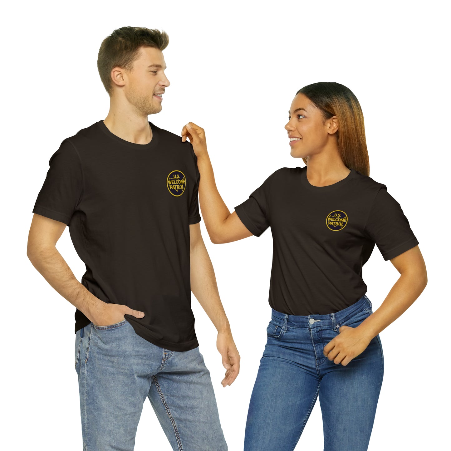 US Welcome Patrol Parody - Unisex Jersey Short Sleeve Tee - OCDandApparel