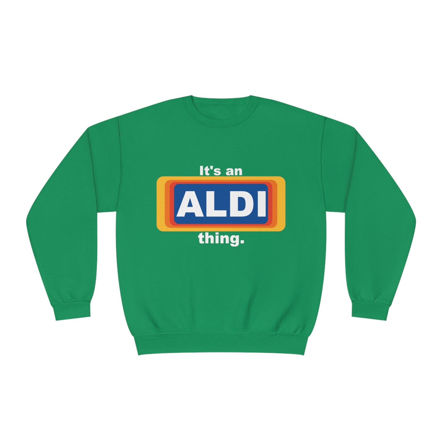 ALDI fan Parody - Unisex NuBlend® Crewneck Sweatshirt - OCDandApparel