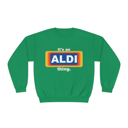 ALDI fan Parody - Unisex NuBlend® Crewneck Sweatshirt - OCDandApparel