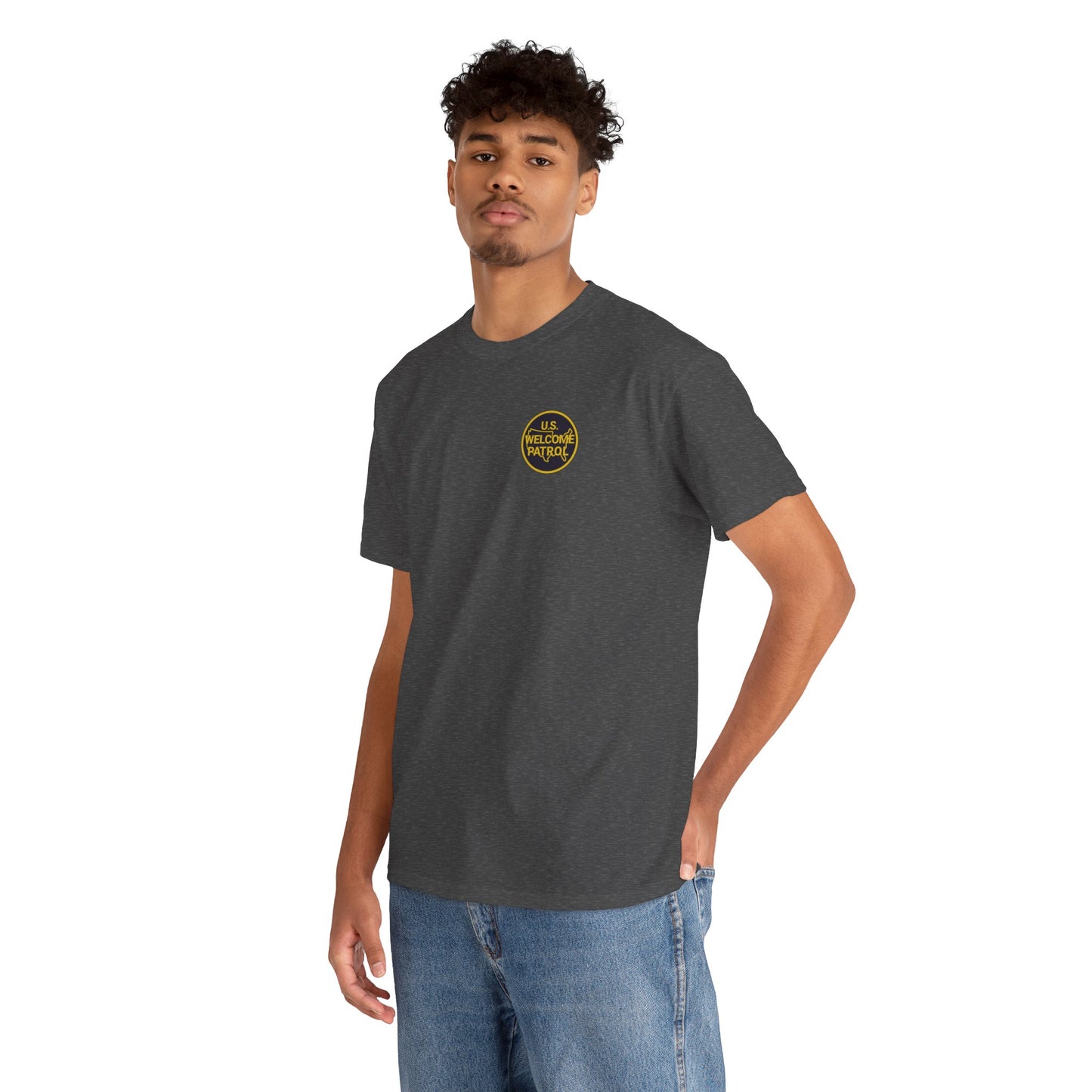 US Welcome Patrol Parody - Gildan Unisex Heavy Cotton Tee