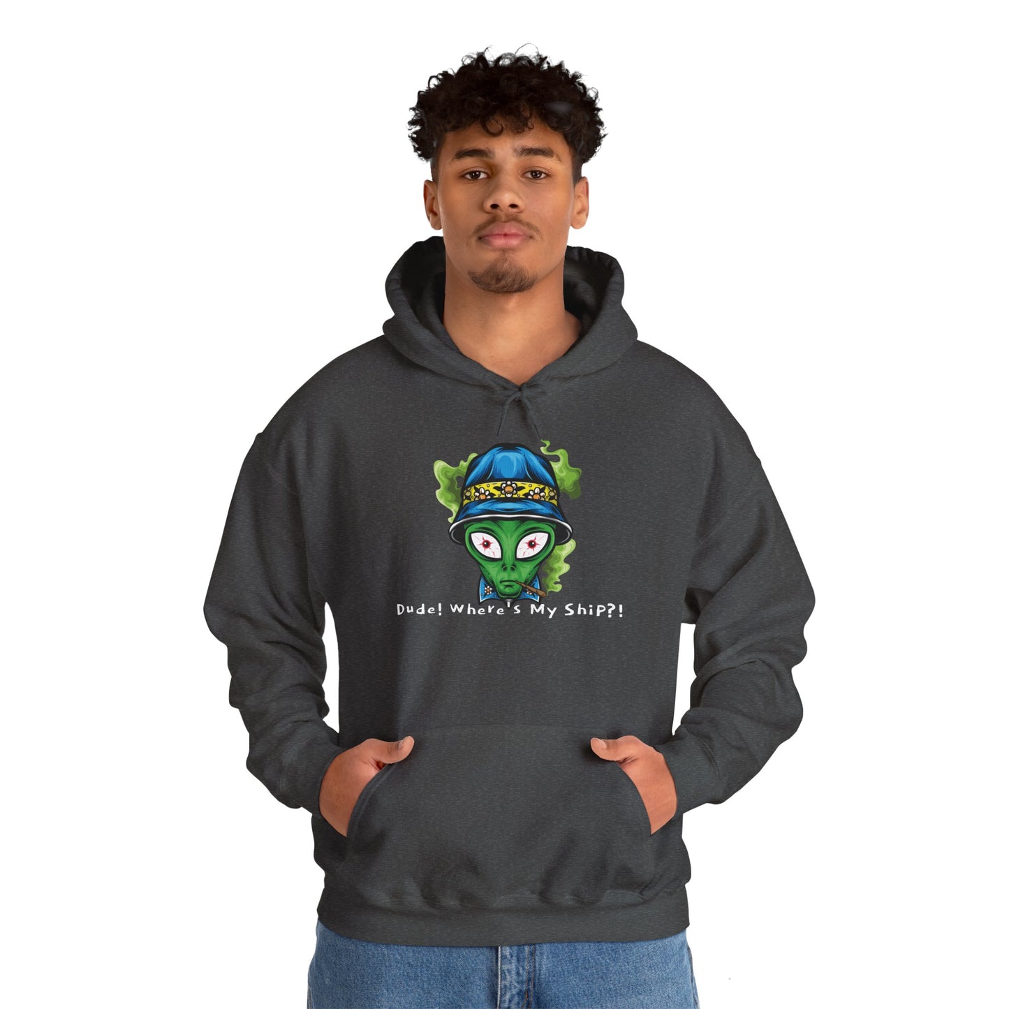 Smokin Alien - Amigo, ¿dónde está mi barco? - Sudadera con capucha unisex Heavy Blend™