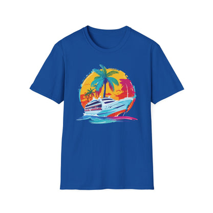 Nautical Sunset - Unisex Softstyle T-Shirt - OCDandApparel