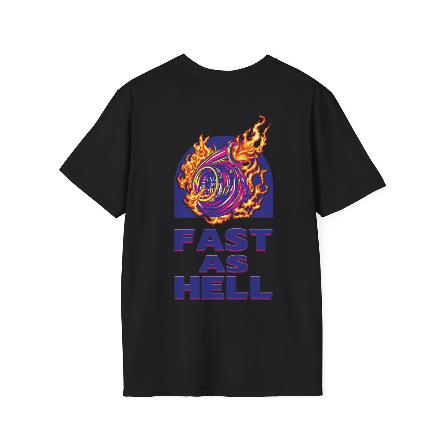 "Fast as Hell" Taco Bell Logo Parody - Unisex Softstyle T-Shirt - OCDandApparel