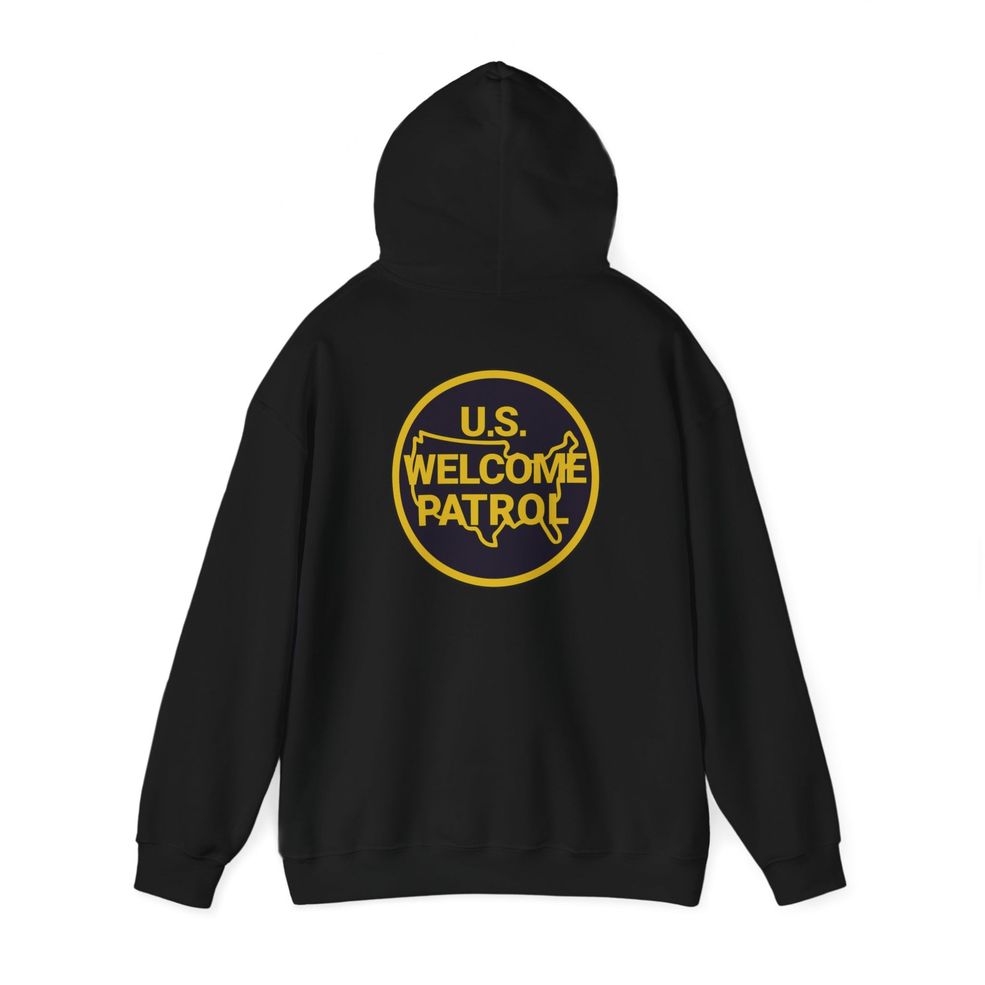 US Welcome Patrol Parody - Unisex Heavy Blend™ Hooded Sweatshirt - OCDandApparel