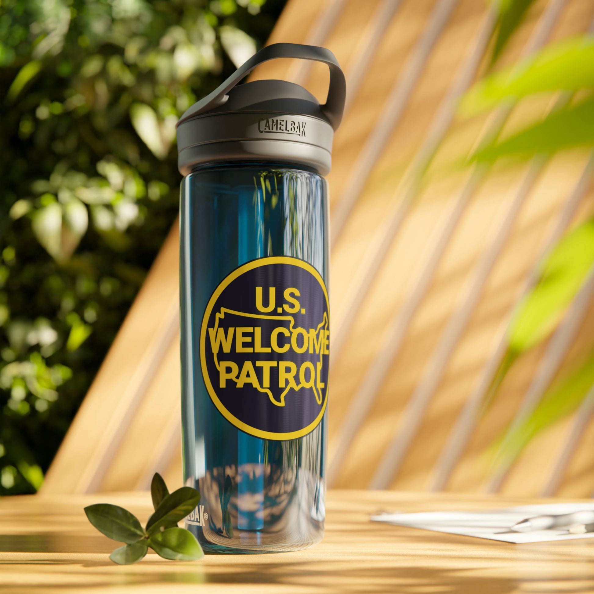 US Welcome Patrol Parody - CamelBak Eddy®  Water Bottle, 20oz5oz - OCDandApparel