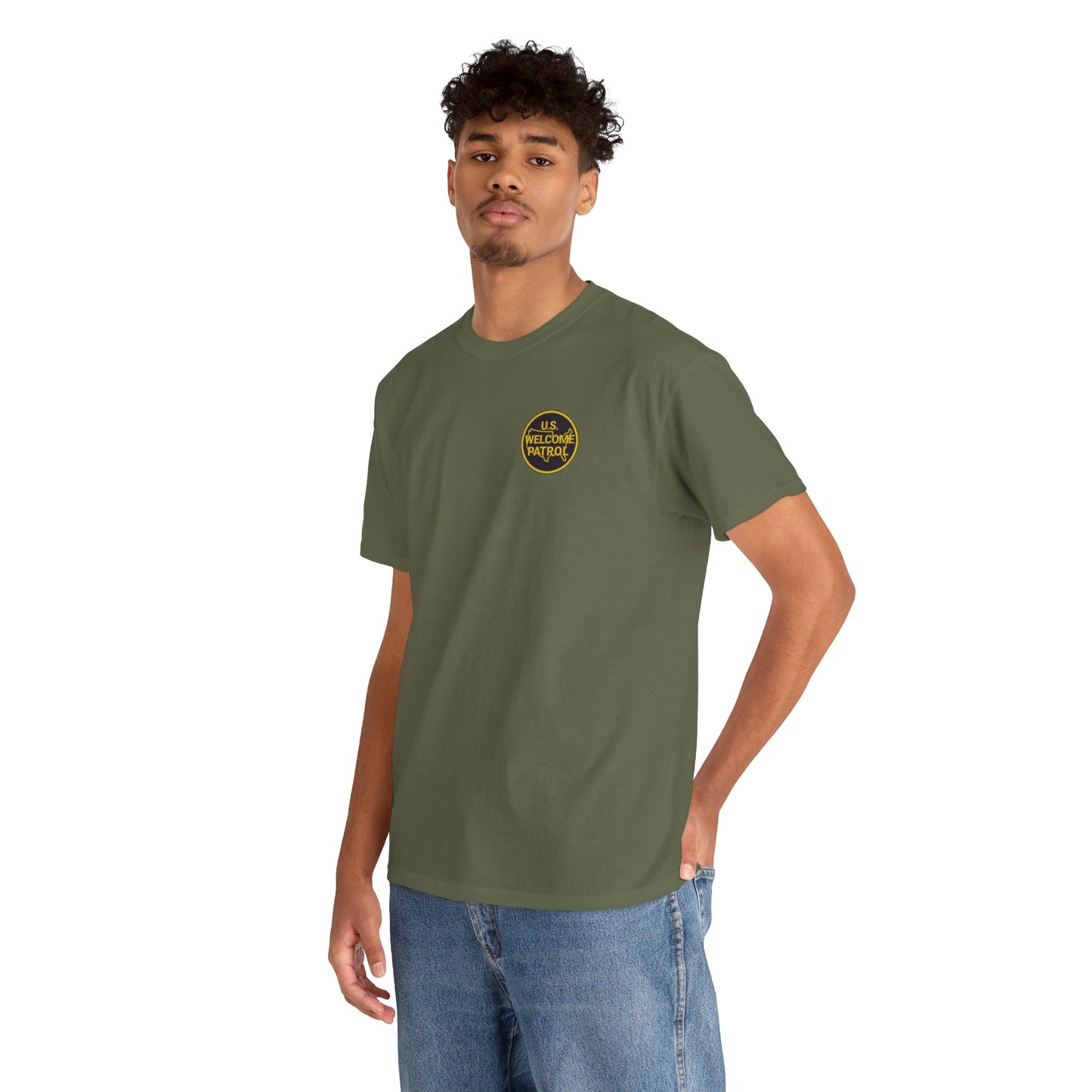 US Welcome Patrol Parody - Gildan Unisex Heavy Cotton Tee