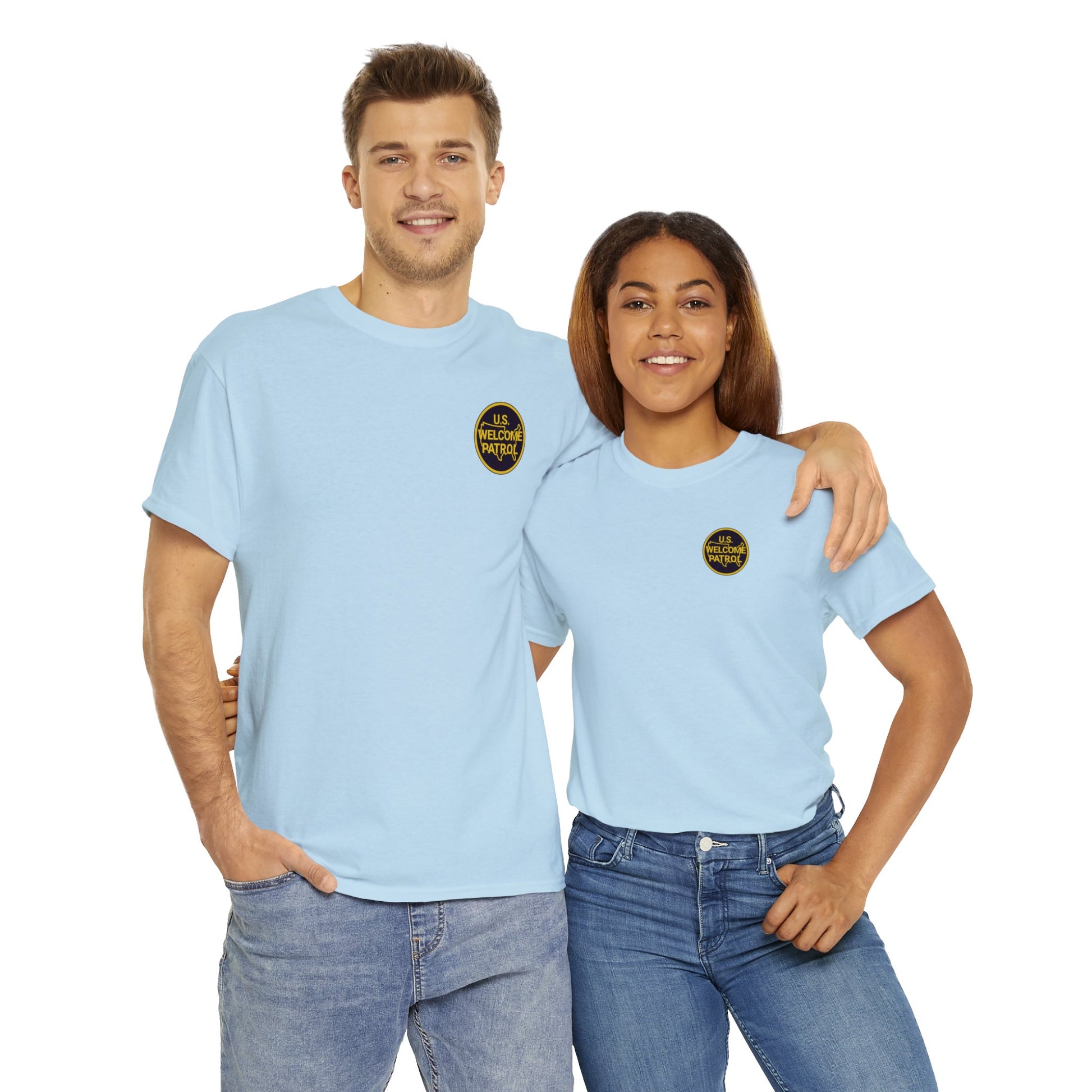 US Welcome Patrol Parody - Gildan Unisex Heavy Cotton Tee - OCDandApparel