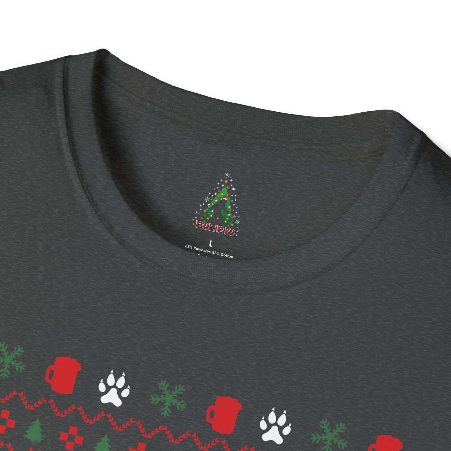 MEOWY CATMAS - Unisex Softstyle T-Shirt - OCDandApparel