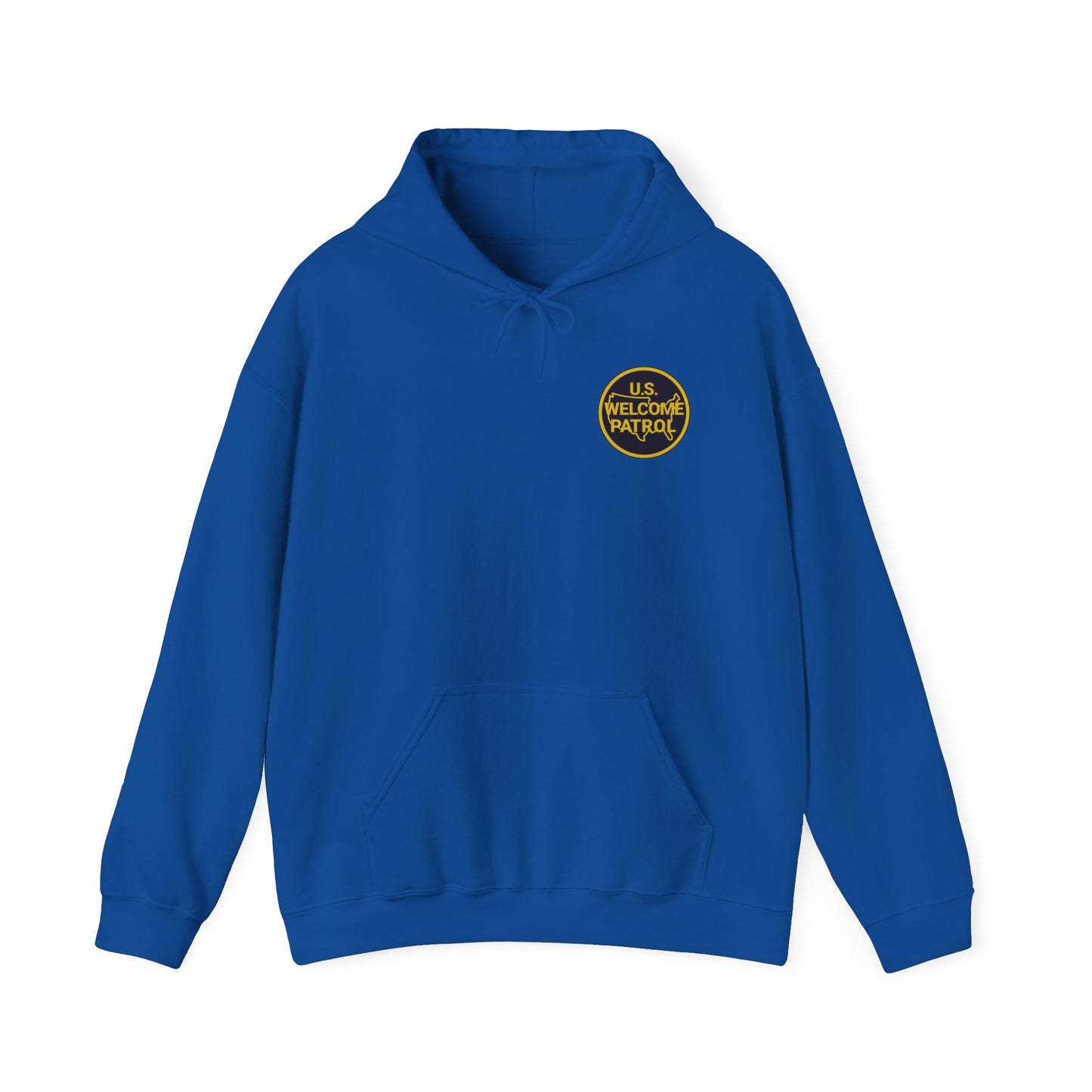 US Welcome Patrol Parody - Unisex Heavy Blend™ Hooded Sweatshirt - OCDandApparel