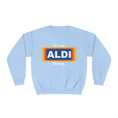 ALDI fan Parody - Unisex NuBlend® Crewneck Sweatshirt - OCDandApparel