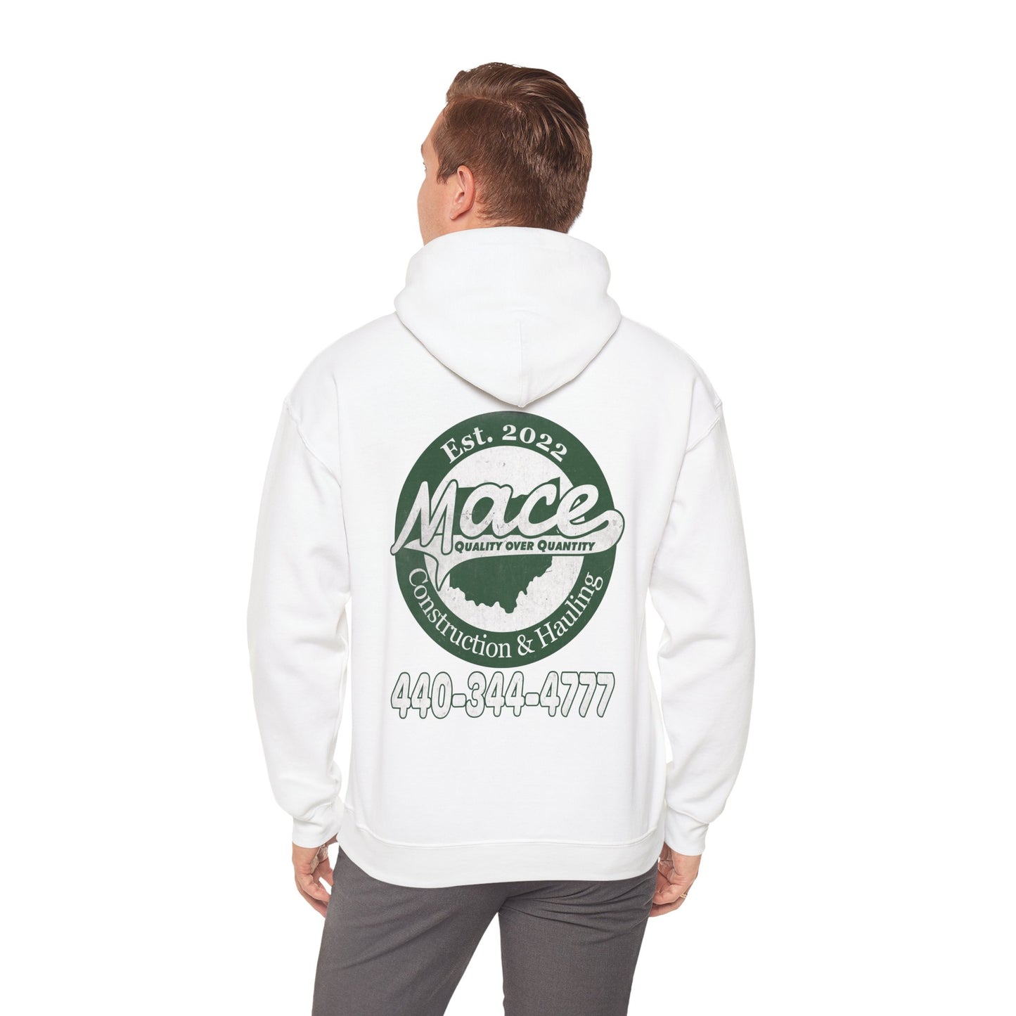 Mace Construction & Hauling - Unisex Heavy Blend™ Hooded Sweatshirt