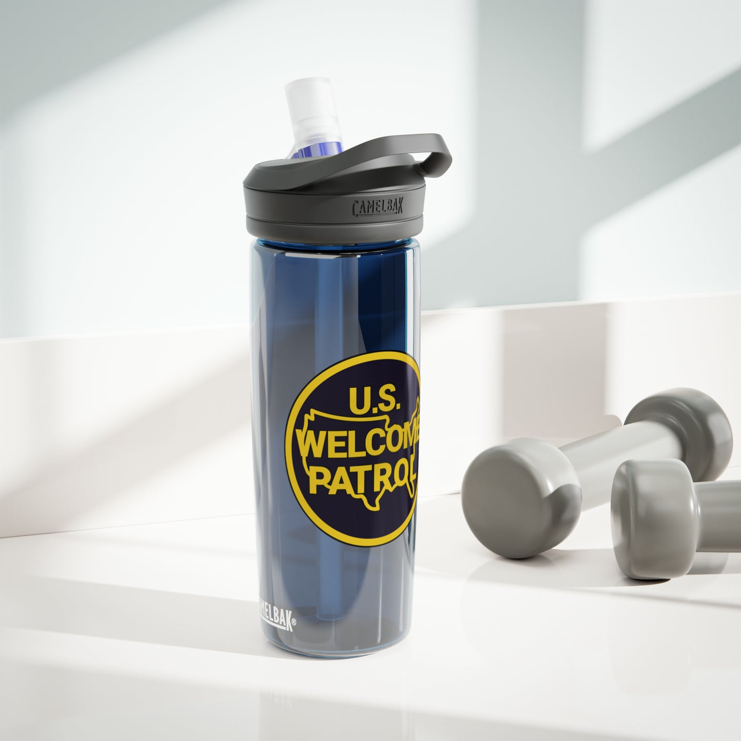 US Welcome Patrol Parody - CamelBak Eddy®  Water Bottle, 20oz5oz - OCDandApparel