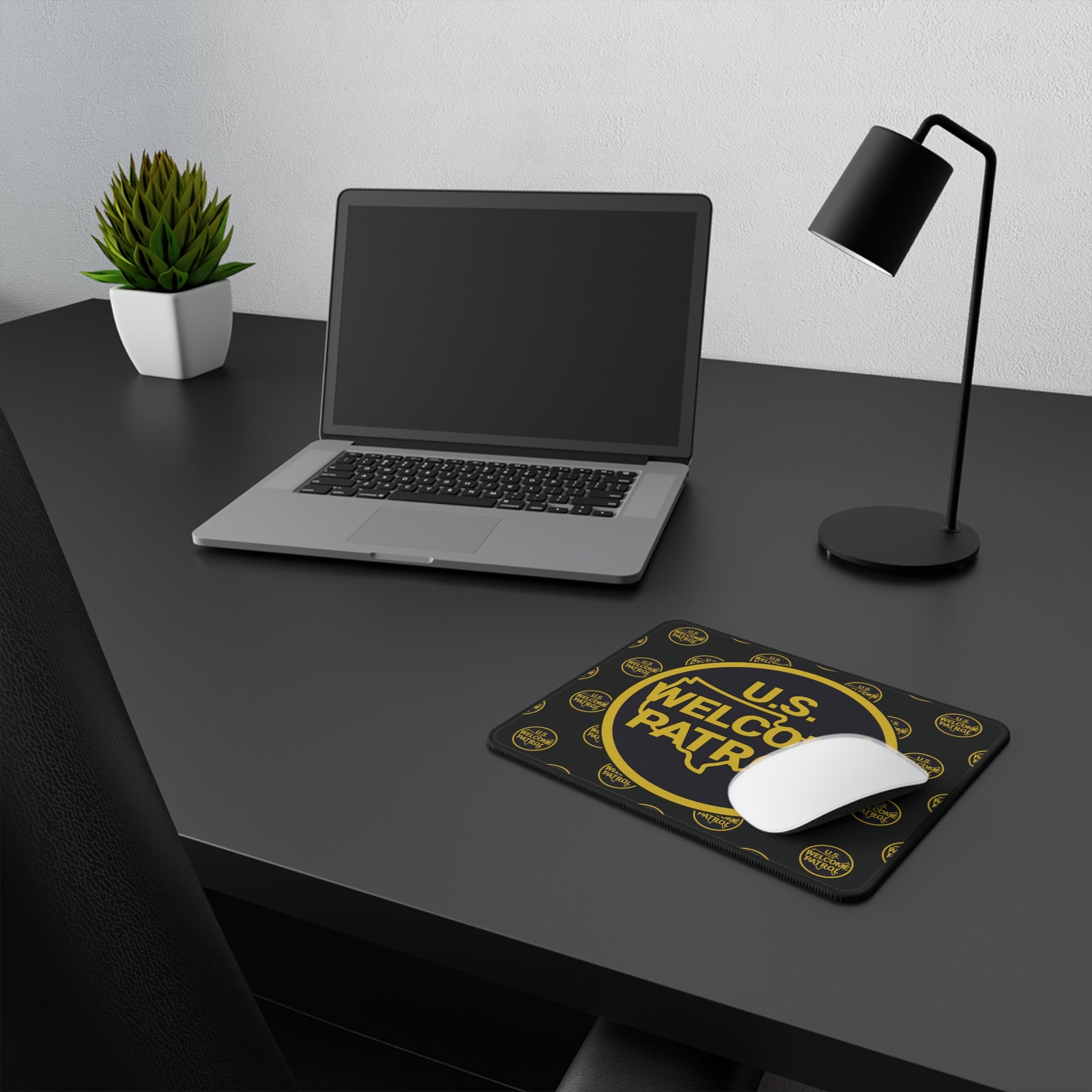 US Welcome Patrol Parody - Non-Slip Mouse Pads - OCDandApparel