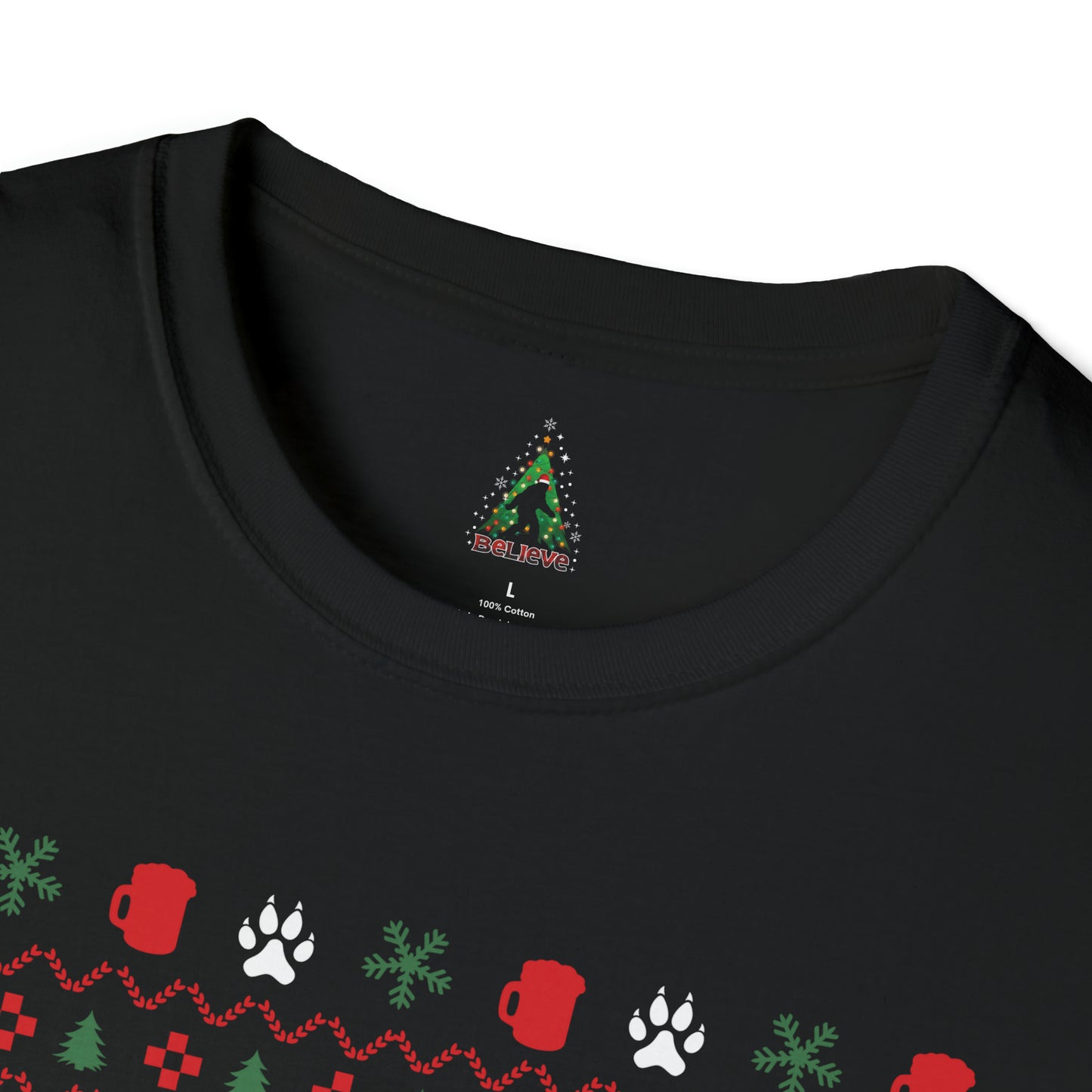 MEOWY CATMAS - Unisex Softstyle T-Shirt - OCDandApparel