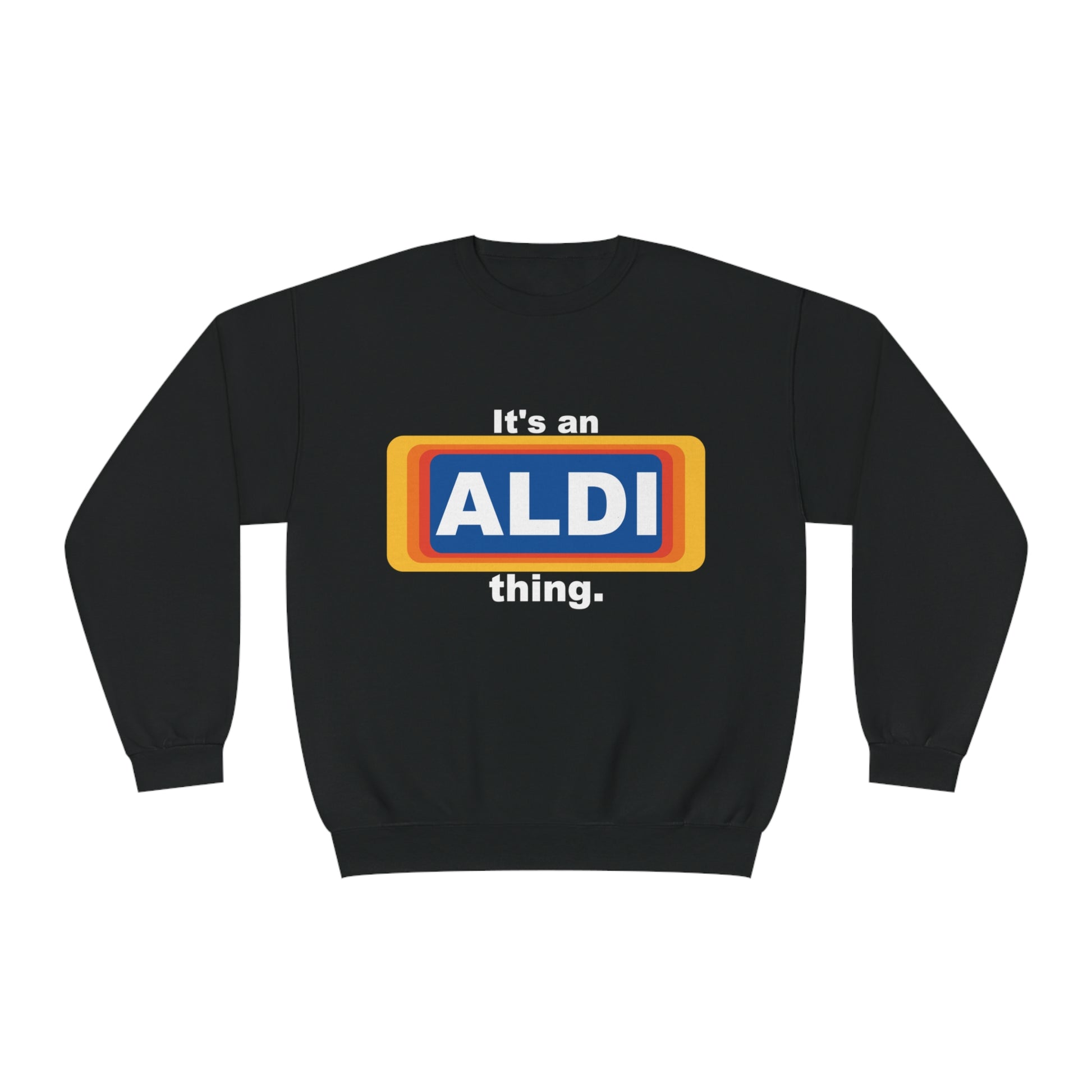 ALDI fan Parody - Unisex NuBlend® Crewneck Sweatshirt - OCDandApparel