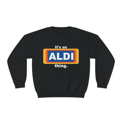 ALDI fan Parody - Unisex NuBlend® Crewneck Sweatshirt - OCDandApparel