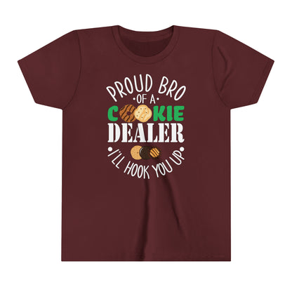 Proud Bro of a Cookie Dealer - Youth Short Sleeve Tee - OCDandApparel