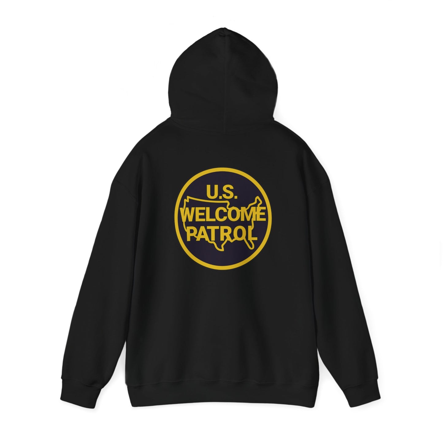 US Welcome Patrol Parody - Unisex Heavy Blend™ Hooded Sweatshirt