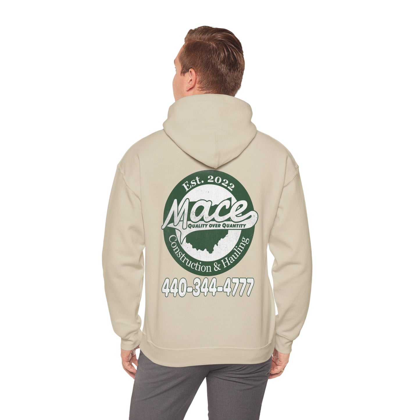 Mace Construction & Hauling - Unisex Heavy Blend™ Hooded Sweatshirt