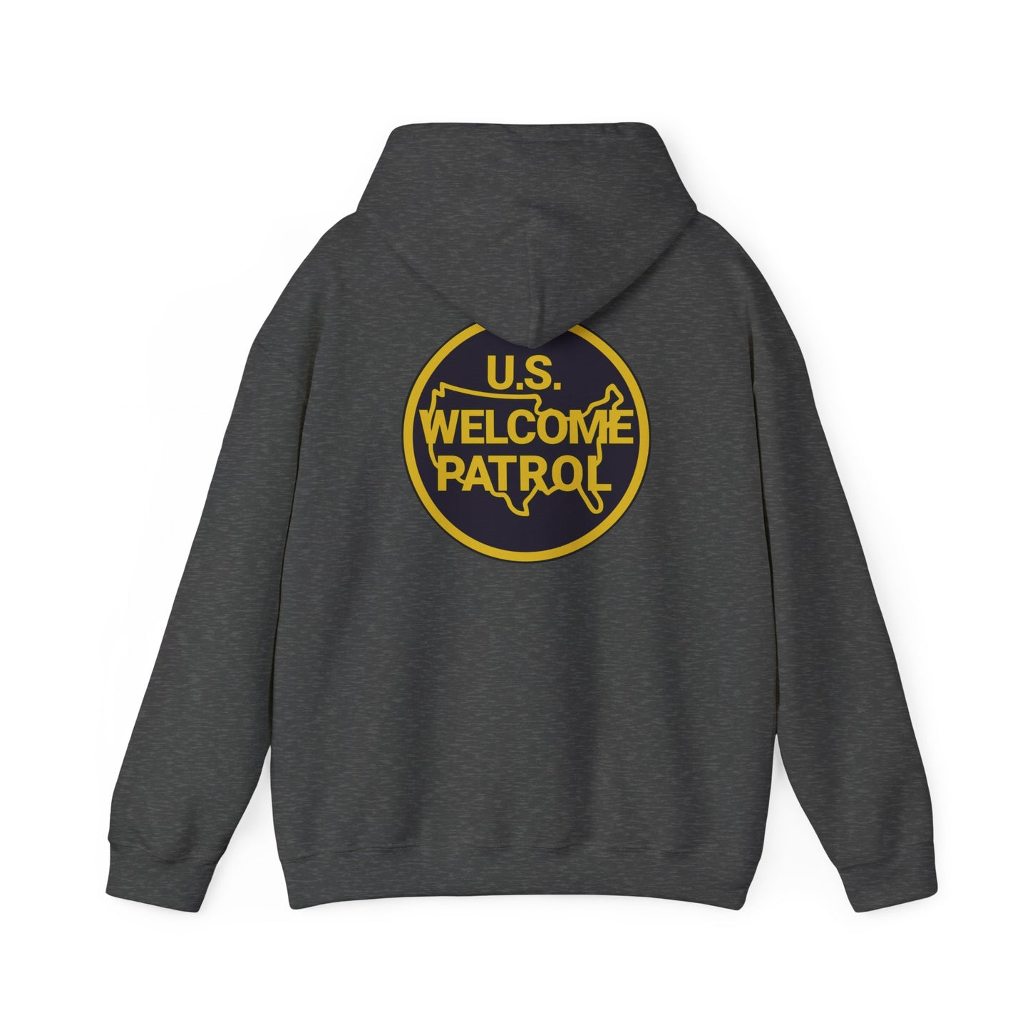 US Welcome Patrol Parody - Unisex Heavy Blend™ Hooded Sweatshirt